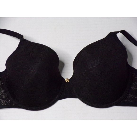 NATORI Jacquard Contour Underwire T-Shirt Bra Black 36D #136059 NEW - Picture 7 of 9